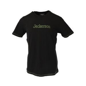 Jeckerson Black Cotton Men's T-Shirt
